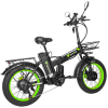 Электровелосипед SYCCYBA H1 (F10) DUAL 23AH зеленый